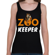 PRINTFASHION ZOO KEEPER - Női atléta - Fekete női trikó