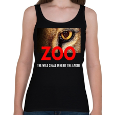 PRINTFASHION ZOO - Női atléta - Fekete női trikó
