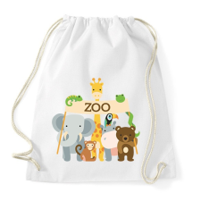 PRINTFASHION Zoo - Sportzsák, Tornazsák - Fehér tornazsák