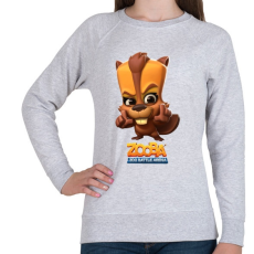 PRINTFASHION Zooba - Besty  - Női pulóver - Sport szürke