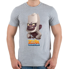 PRINTFASHION Zooba - Bruce - Férfi póló - Sport szürke