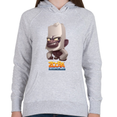 PRINTFASHION Zooba - Bruce - Női kapucnis pulóver - Sport szürke