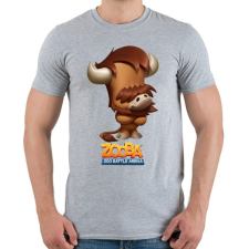 PRINTFASHION Zooba - Buck  - Férfi póló - Sport szürke férfi póló