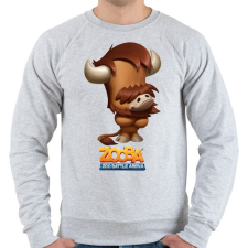 PRINTFASHION Zooba - Buck - Férfi pulóver - Sport szürke férfi pulóver, kardigán