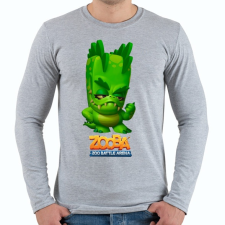 PRINTFASHION Zooba - Donna  - Férfi hosszú ujjú póló - Sport szürke férfi póló