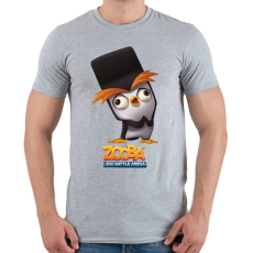 PRINTFASHION Zooba - Fuzzy - Férfi póló - Sport szürke