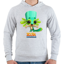 PRINTFASHION Zooba - Lizzy - Férfi kapucnis pulóver - Sport szürke férfi pulóver, kardigán