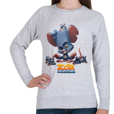 PRINTFASHION Zooba - Louie  - Női pulóver - Sport szürke