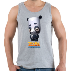 PRINTFASHION Zooba - Ollie  - Férfi atléta - Sport szürke