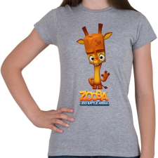 PRINTFASHION Zooba - Pepper  - Női póló - Sport szürke női póló