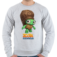PRINTFASHION Zooba - Shelly - Férfi pulóver - Sport szürke férfi pulóver, kardigán