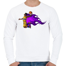 PRINTFASHION Zsákolás - Férfi pulóver - Fehér