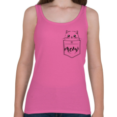 PRINTFASHION Zsebcica - Női atléta - Rózsaszín