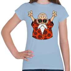 PRINTFASHION Zseniális Teknős - Női póló - Világoskék