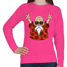 PRINTFASHION Zseniális Teknős - Női pulóver - Fukszia