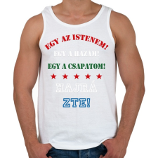 PRINTFASHION ZTE - Férfi atléta - Fehér atléta, trikó