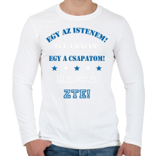 PRINTFASHION ZTE - Férfi hosszú ujjú póló - Fehér férfi póló