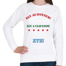 PRINTFASHION ZTE - Női pulóver - Fehér női pulóver, kardigán