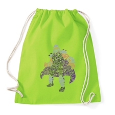PRINTFASHION Zúzó mester - Sportzsák, Tornazsák - Limezöld tornazsák