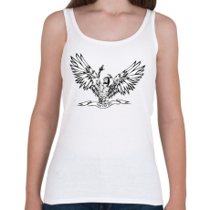 PRINTFASHION Zyzz Angel - Női atléta - Fehér