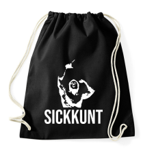 PRINTFASHION Zyzz - Sickkunt - Sportzsák, Tornazsák - Fekete tornazsák