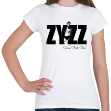 PRINTFASHION Zyzz - Veni Vidi Vici - Fekete - Női póló - Fehér