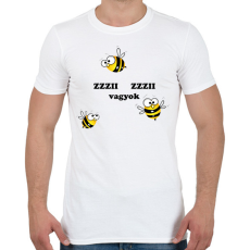 PRINTFASHION Zzzii zzzii vagyok - Férfi póló - Fehér