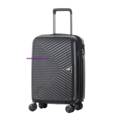  Prism nagy méretű fekete bőrönd, 69cmx49cmx30cm-keményfalú
