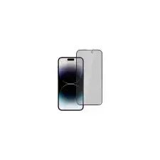 Privacy iPhone 12 / 12 Pro Privacy kijelzővédő üvegfólia fekete mobiltelefon kellék