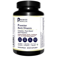 PRL Premier Multi-Vitamin, multivitamin, 120 db növényi kapszula, 30 adag vitamin és táplálékkiegészítő
