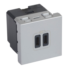  PRMOSAIC USB TÖLTO ALJ, 3A, 2MOD ALU villanyszerelés