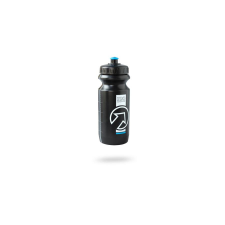 PRO műanyag kulacs, 600 ml, csavaros, fekete kulacs, kulacstartó