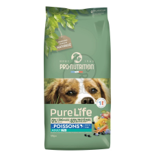  Pro-Nutrition PureLife Adult 7+ száraz kutyatáp - hallal 12 kg kutyaeledel