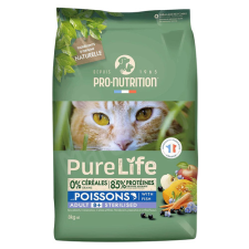  Pro-Nutrition PureLife Cat Sterilized 8+ 8kg macskaeledel