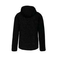 PROACT cipzáras kapucnis vastag Női pulóver bolyhos belsővel PA366, Dark Grey Melange-S női pulóver, kardigán