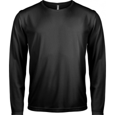 PROACT Férfi póló Proact PA443 Men'S Long-Sleeved Sports T-Shirt -M, Black