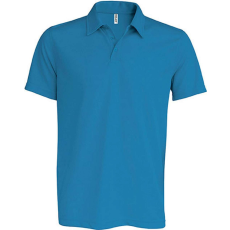 PROACT Férfi póló Proact PA482 Men'S Short-Sleeved polo Shirt -3XL, Aqua Blue