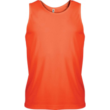 PROACT Férfi Proact PA441 Men’S Sports vest -L, Fluorescent Orange atléta, trikó