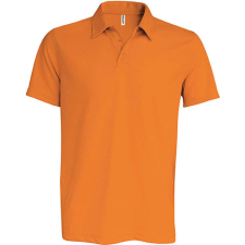 PROACT férfi rövid ujjú galléros sprtpóló PA482, Orange-XL férfi póló
