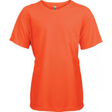 PROACT Gyerek póló Proact PA445 Kids' Short Sleeved Sports T-Shirt -6/8, Fluorescent Orange