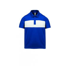 PROACT Gyerek póló Proact PA494 Kids&#039; Short Sleeve polo Shirt -12/14, Sporty Royal Blue/White gyerek póló
