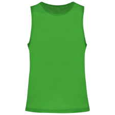 PROACT hálós megkülönböztető ujjatlan sportpóló PA043, Fluorescent Green-2XL/3XL férfi póló