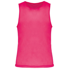 PROACT hálós megkülönböztető ujjatlan sportpóló PA043, Fluorescent Pink-L/XL férfi póló