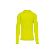 PROACT hosszú ujjú férfi sportpóló UV védelemmel PA4017, Fluorescent Yellow-L