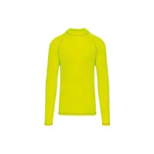 PROACT hosszú ujjú férfi sportpóló UV védelemmel PA4017, Fluorescent Yellow-M férfi póló