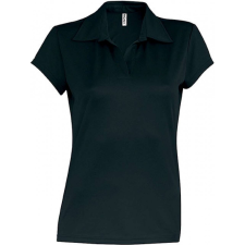 PROACT Női blúz Proact PA483 Ladies&#039; Short-Sleeved polo Shirt -S, Black női póló