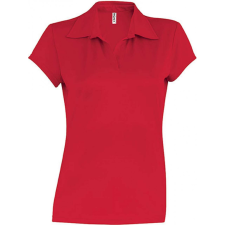 PROACT Női blúz Proact PA483 Ladies&#039; Short-Sleeved polo Shirt -S, Red női póló