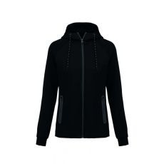 PROACT Női kapucnis pulóver Proact PA359 Ladies’ Hooded Sweatshirt -2XL, Black