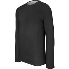 PROACT PA005 férfi hosszú ujjú sztreccs sportpóló Proact, Black-XL