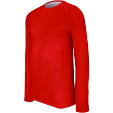 PROACT PA005 férfi hosszú ujjú sztreccs sportpóló Proact, Sporty Red-L